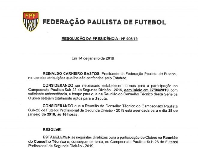 Times da região recebem informações do campeonato 2