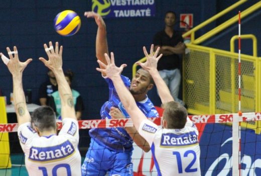 Taubaté Vôlei começa as quartas vencendo em casa 6
