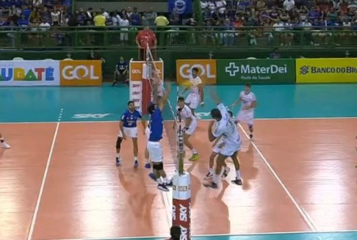 Taubaté Vôlei faz 3 a 0 no Cruzeiro e vai à final 1