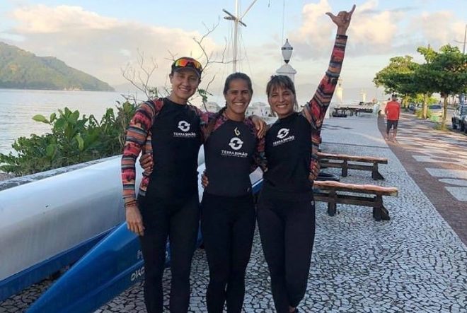 Canoagem feminina joseense quebra recorde 12