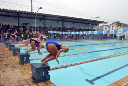 Intercentros de natação teve 550 na piscina 12