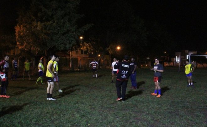 Seleção de rugby faz amistoso com jogadores da região 3