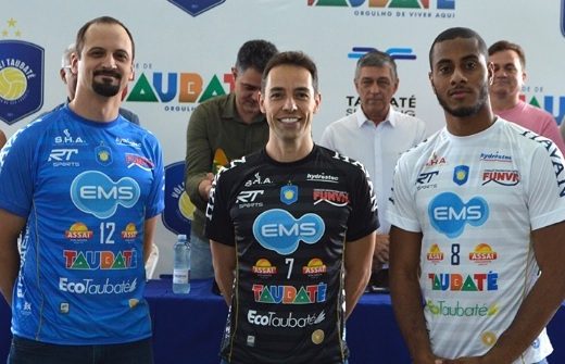 Taubaté Vôlei apresenta elenco e uniforme 1