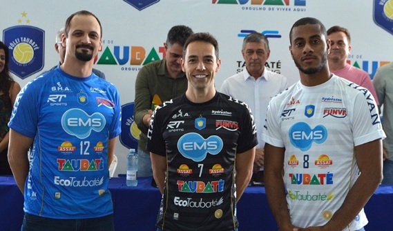 Taubaté Vôlei apresenta elenco e uniforme 1