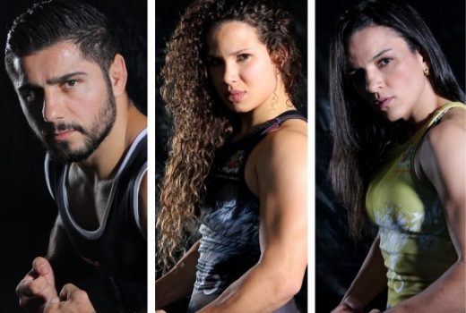 Trio joseense de wrestling luta no Cazaquistão 8