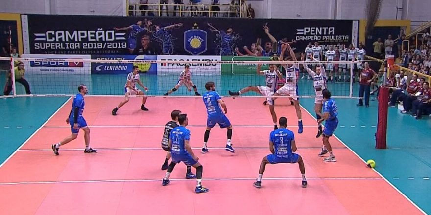 Taubaté Vôlei perde e fica em desvantagem nas finais 1