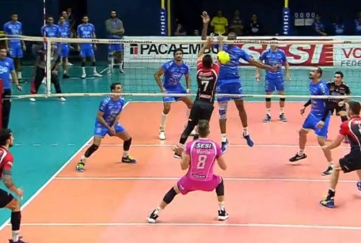 Taubaté Vôlei perde no jogo de ida da semifinal 12