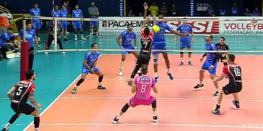 Taubaté Vôlei perde no jogo de ida da semifinal 1