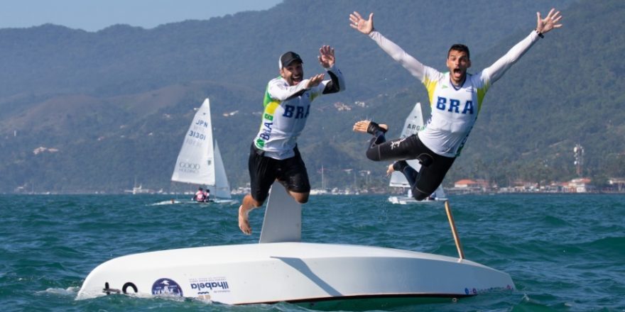 Brasileiros fazem dobradinha no Mundial de Ilhabela 1
