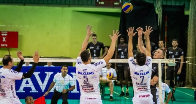 Taubaté Vôlei vence e alcança pontuação do líder 1