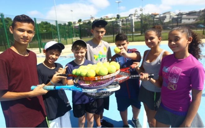 Tênis teve seletiva do Programa Atleta Cidadão 1