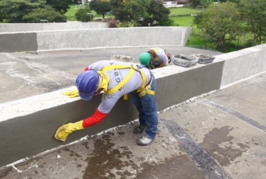 Teatrão segue com obras da troca de cobertura 11
