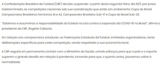 Campeonatos dos times da região estão paralisados 4 Campeonatos dos times da região estão paralisados 4