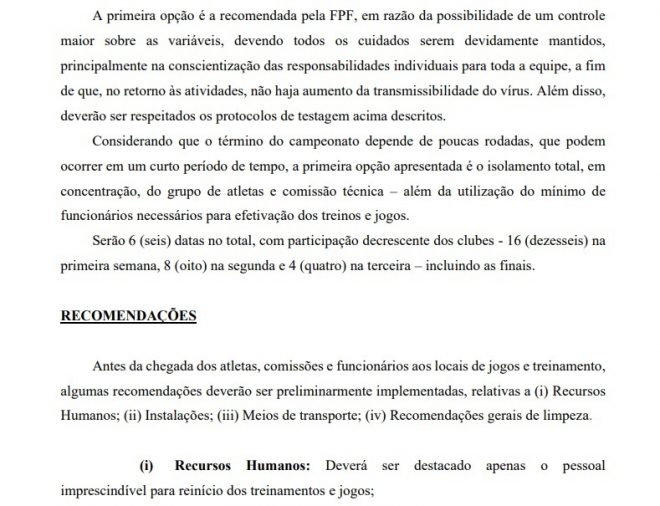 Federação confirma que campeonatos serão retomados 12