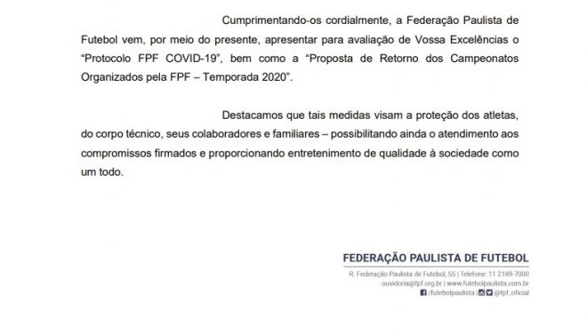 Federação confirma que campeonatos serão retomados 3