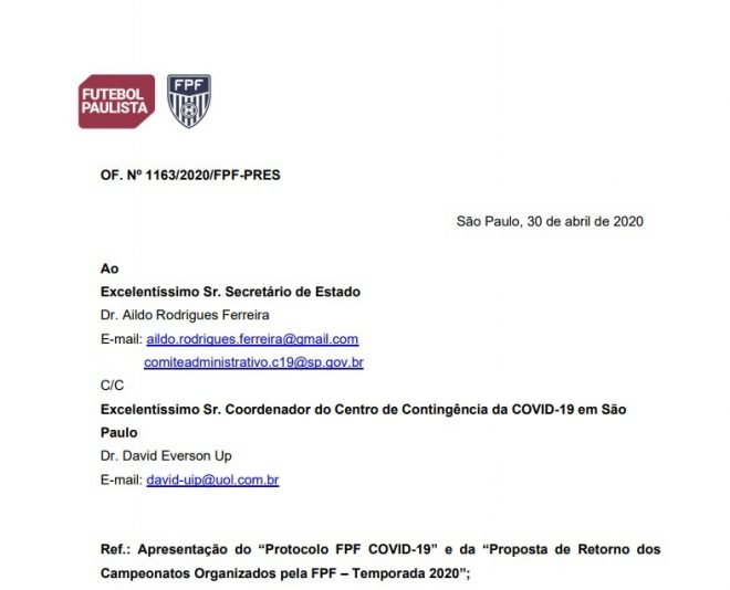 Federação confirma que campeonatos serão retomados 2