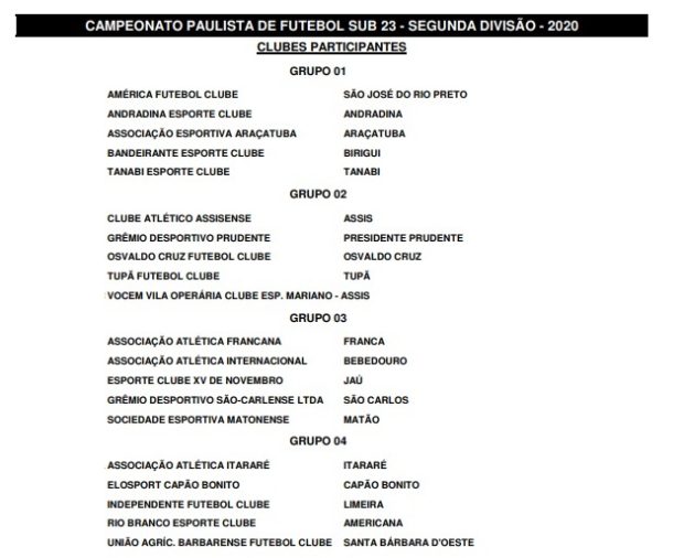 São José e Manthiqueira recebem tabela 2