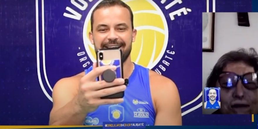 Jogadores do Taubaté Vôlei participam de campanha 1