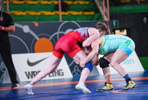 Dupla do wrestling joseense começa com medalha 1