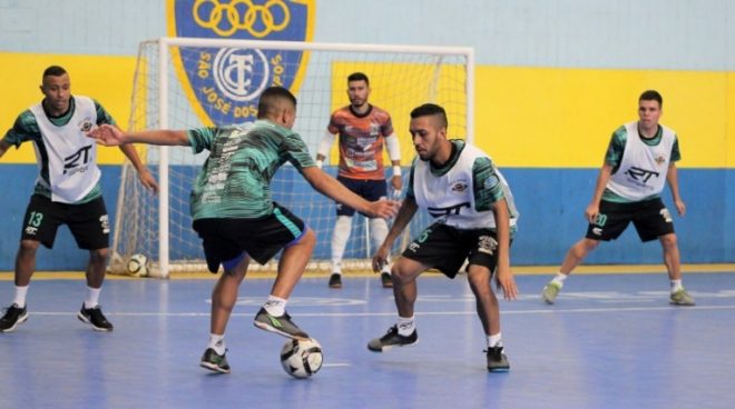 São José Futsal treina para jogos com transmissão 1