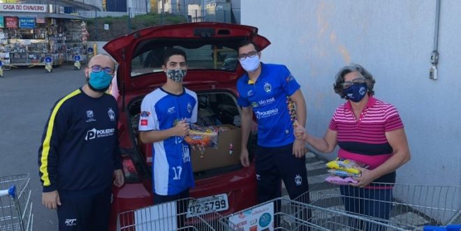Vôlei joseense participa de ação solidária 1
