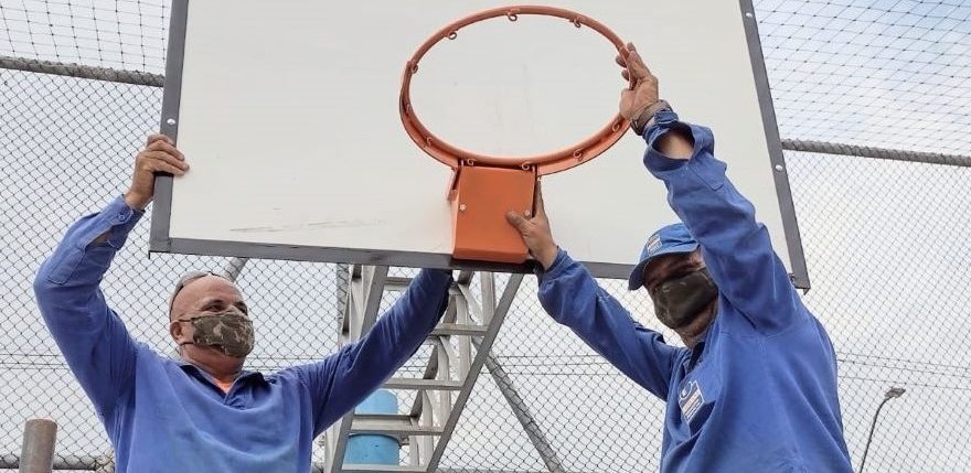 Quadras joseenses de basquete recebem novas tabelas 1
