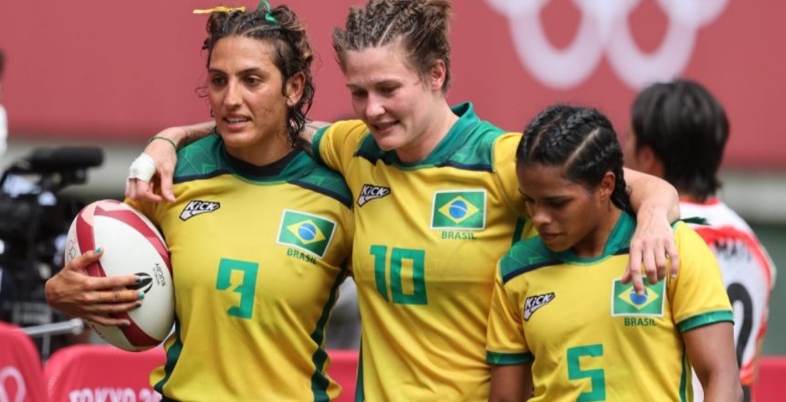 Rugby feminino do Brasil vence na despedida 1