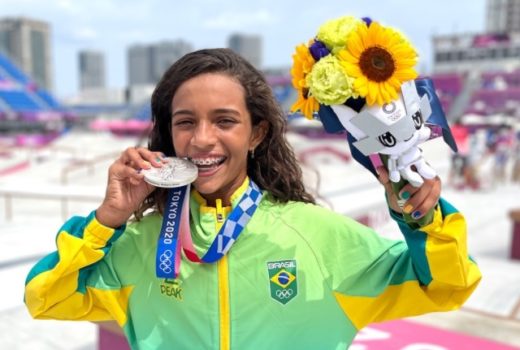 Confederação do skate valoriza medalhas em Tóquio 1