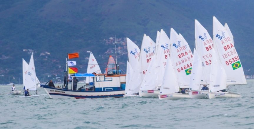 Vela em Ilhabela começa com ventos fortes 1