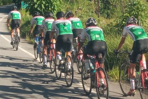 Ciclismo de Pinda participa da abertura do Paulista 7