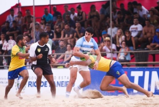 Evento de rugby de praia terá jogadores da região 3