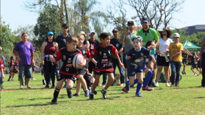 Jacareí Rugby promoveu circuito infantil com festa 1