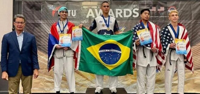 Taekwondo joseense volta dos EUA com medalhas 1
