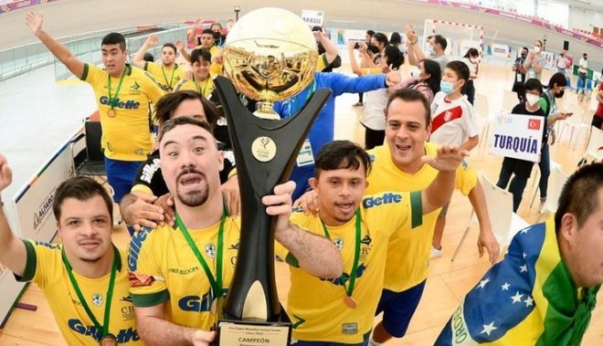 Bicampeões do futsal down jogarão em São José 1