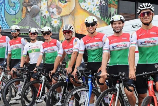 Ciclismo de Pinda disputa competição no Sul 8