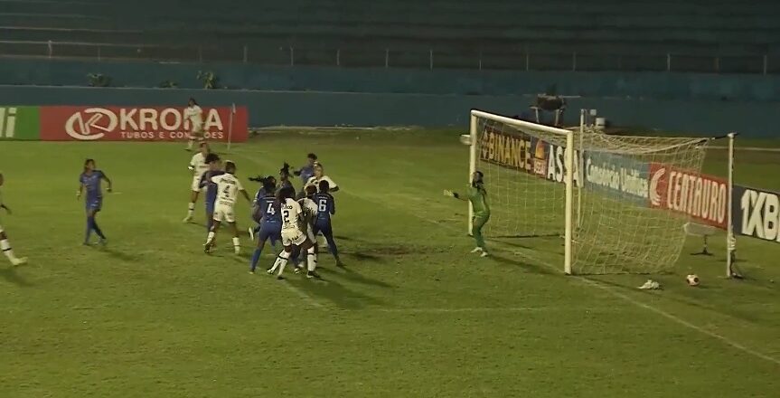 Taubaté leva goleada do vice-líder Santos 1