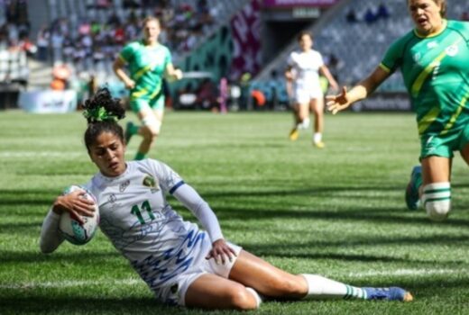 Seleção feminina de rugby estreia com derrota 8