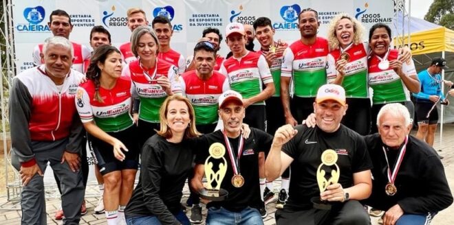 Ciclismo de Pinda é o grande campeão do Regionais 1