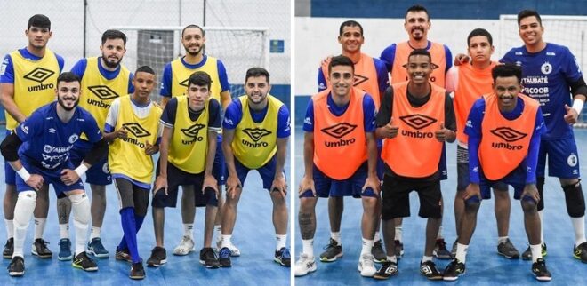 Taubaté Futsal treina junto com visitantes ilustres 1