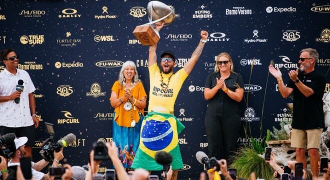 Ubatuba prepara festa para o campeão mundial de surfe 1