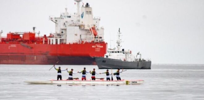 Canoagem de Ubatuba comemora título no Chile 1