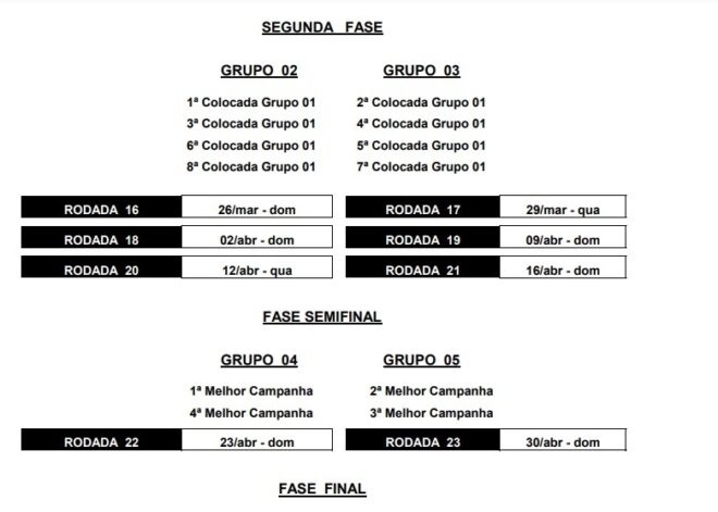 São José recebe tabela e pedirá uma alteração 8