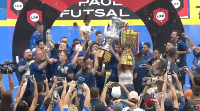 São José Futsal festeja título da Liga Paulista 2