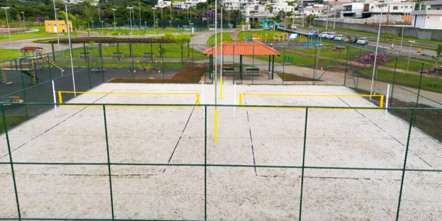 Joseenses já aproveitam novas quadras de areias 1