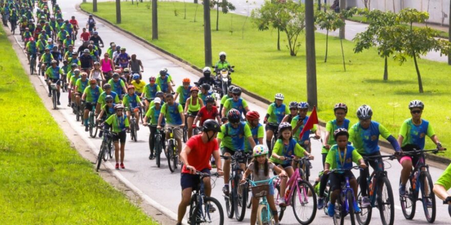 Passeio ciclístico joseense também teve rua de lazer 1