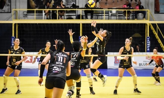 Vôlei Taubaté abre playoff do acesso com vitória 1