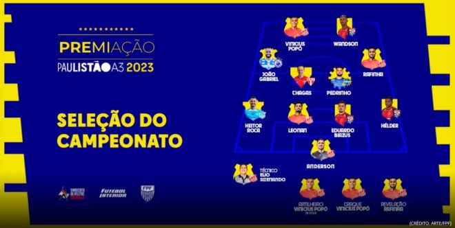 São José esteve na festa de premiação do campeonato 2