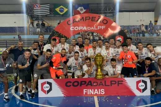 Taubaté Futsal festeja título da Copa da Liga Paulista 3