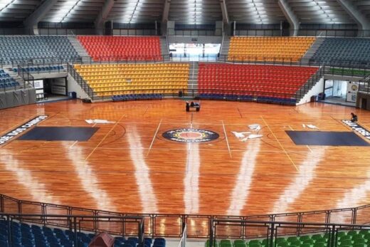 Teatrão é preparado para as rodadas do basquete 5