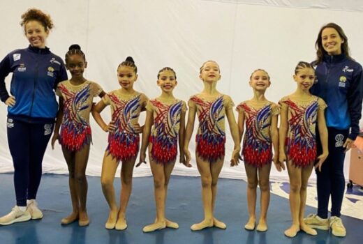 Ginástica rítmica joseense busca resultados em Pinda 9